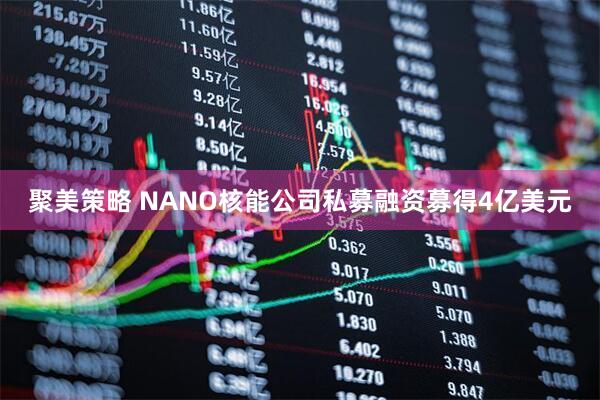 聚美策略 NANO核能公司私募融资募得4亿美元