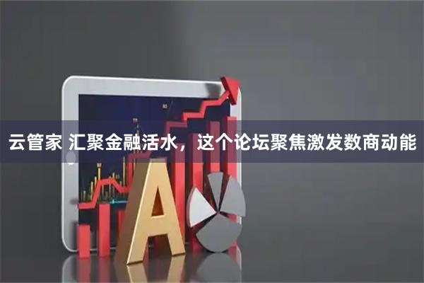 云管家 汇聚金融活水，这个论坛聚焦激发数商动能