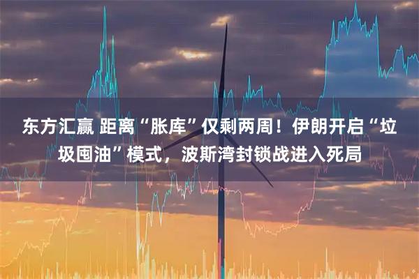 东方汇赢 距离“胀库”仅剩两周！伊朗开启“垃圾囤油”模式，波斯湾封锁战进入死局